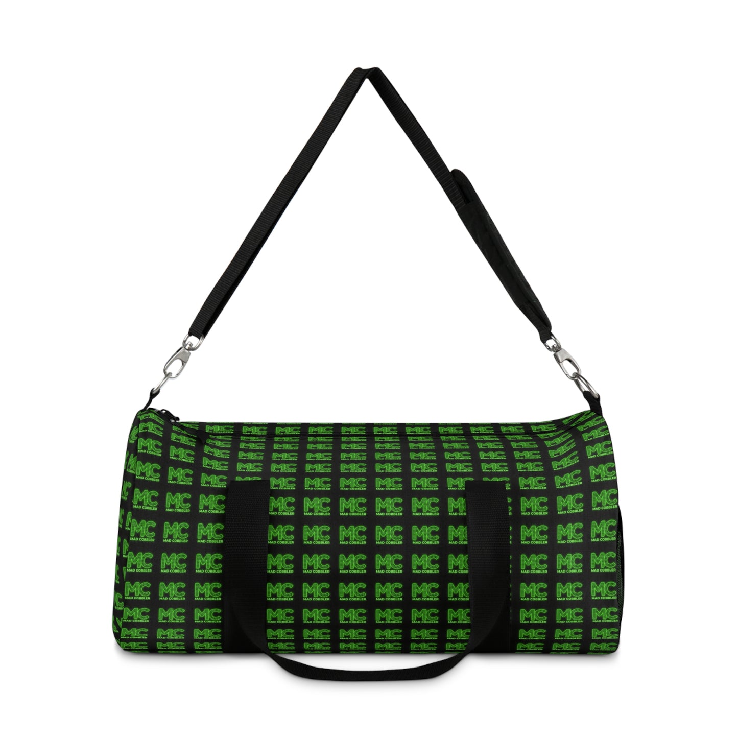 Green Mad Cobbler Pattern Duffel Bag