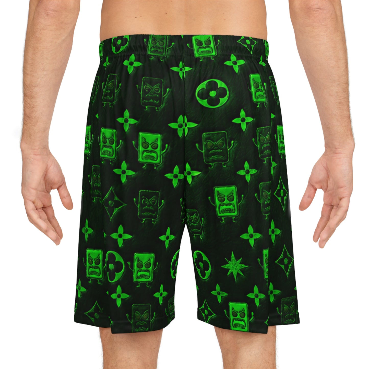 Basketball Shorts — All-Over Print Athletic Shorts