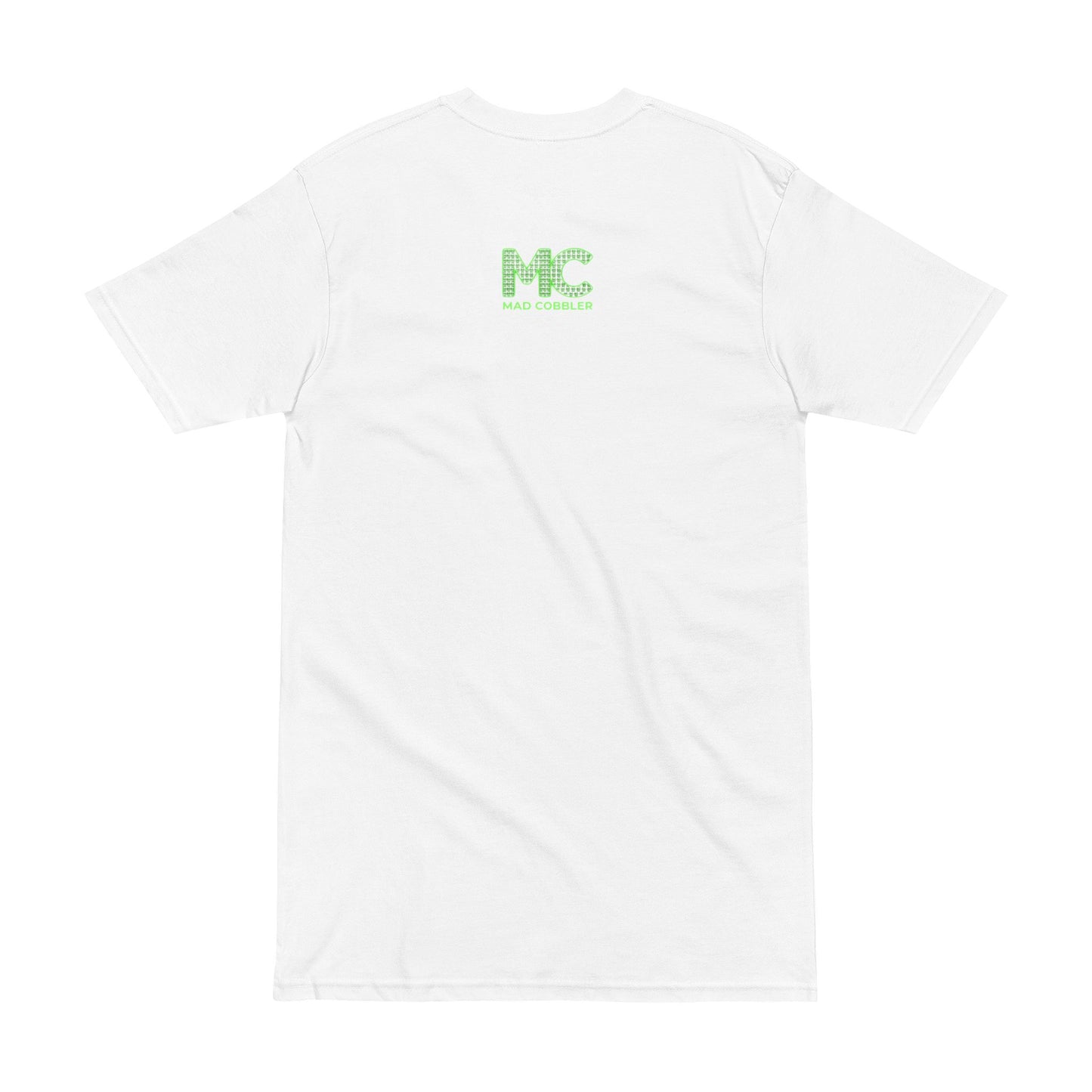 T-Shirt — Madcobbler.net Logo Tee Mc on back