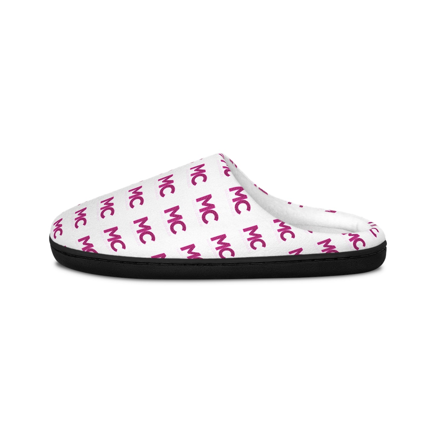 Monogram MC Cozy Indoor Slippers — Women's Soft House Slides