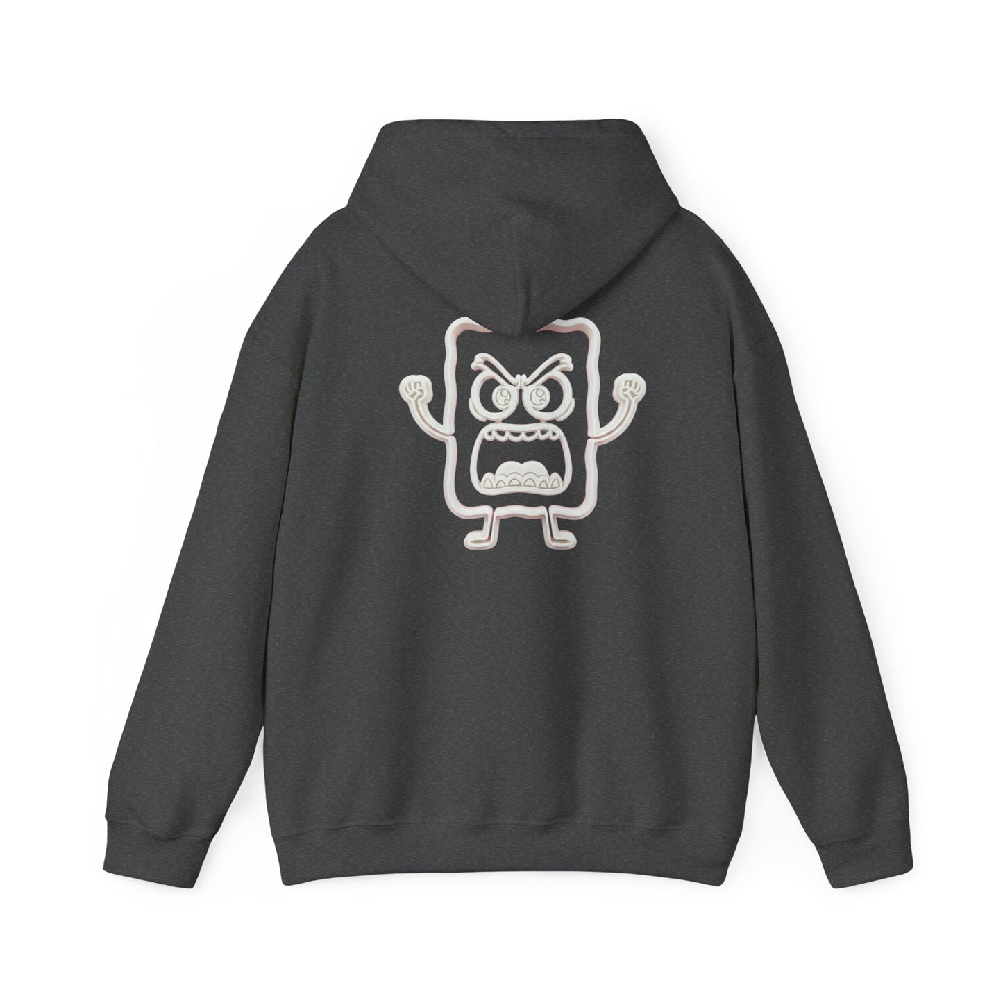 Hoodie — 'MC Mad Cobbler' Graphic Logo Hoodie with Angry Cartoon Back Print