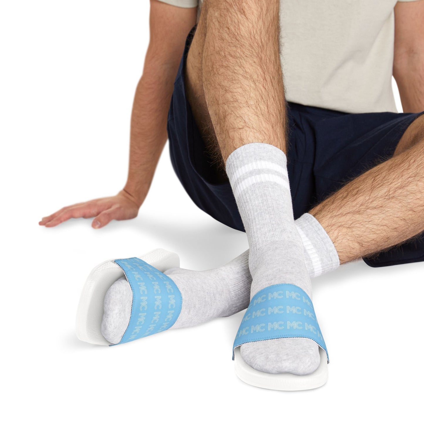Men's Removable-Strap Slide Sandals — Lightweight Pool & Casual Summer Footwear