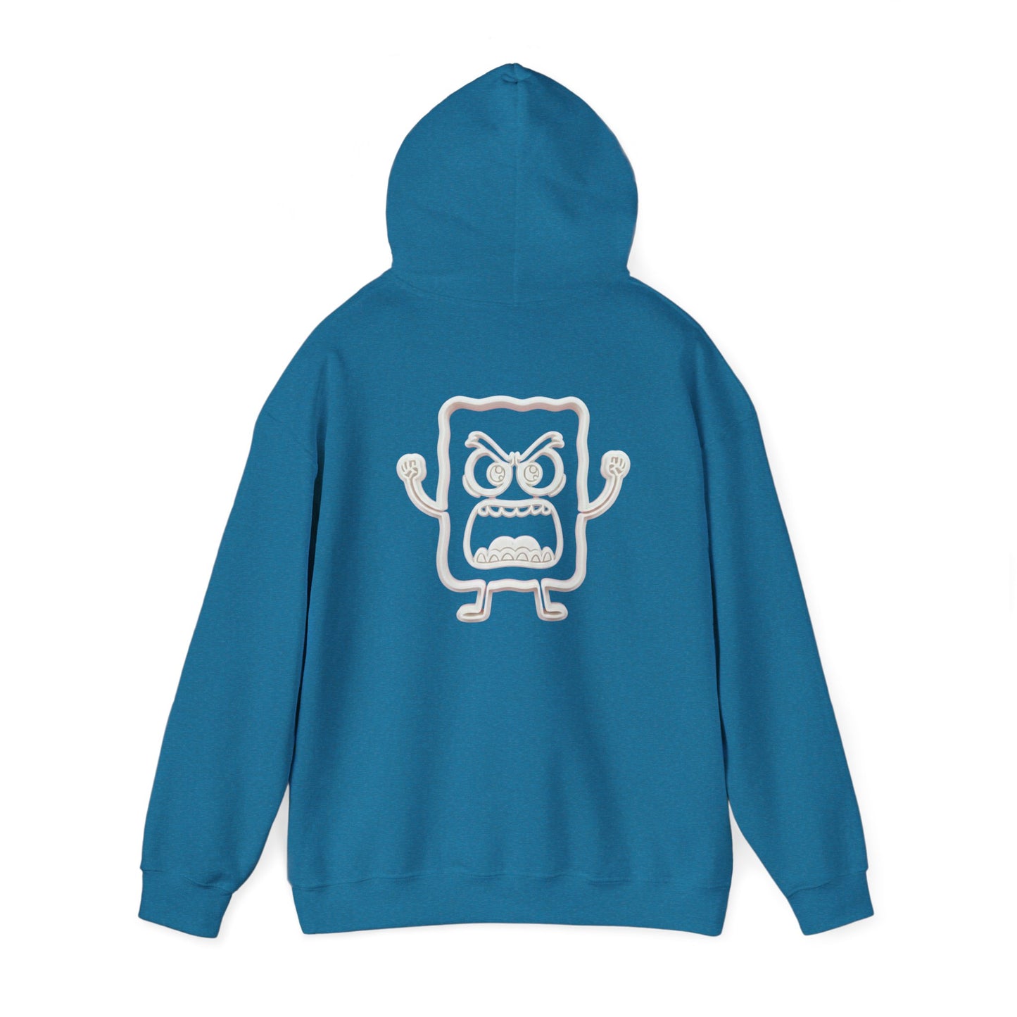 Hoodie — 'MC Mad Cobbler' Graphic Logo Hoodie with Angry Cartoon Back Print