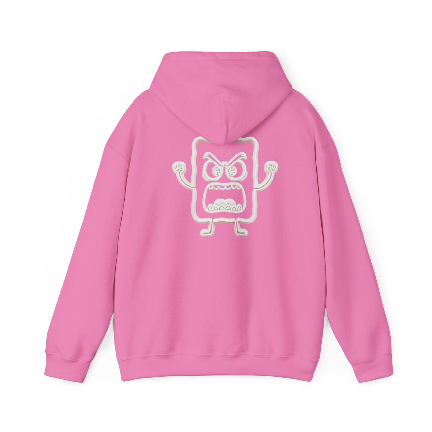 Hoodie — 'MC Mad Cobbler' Graphic Logo Hoodie with Angry Cartoon Back Print