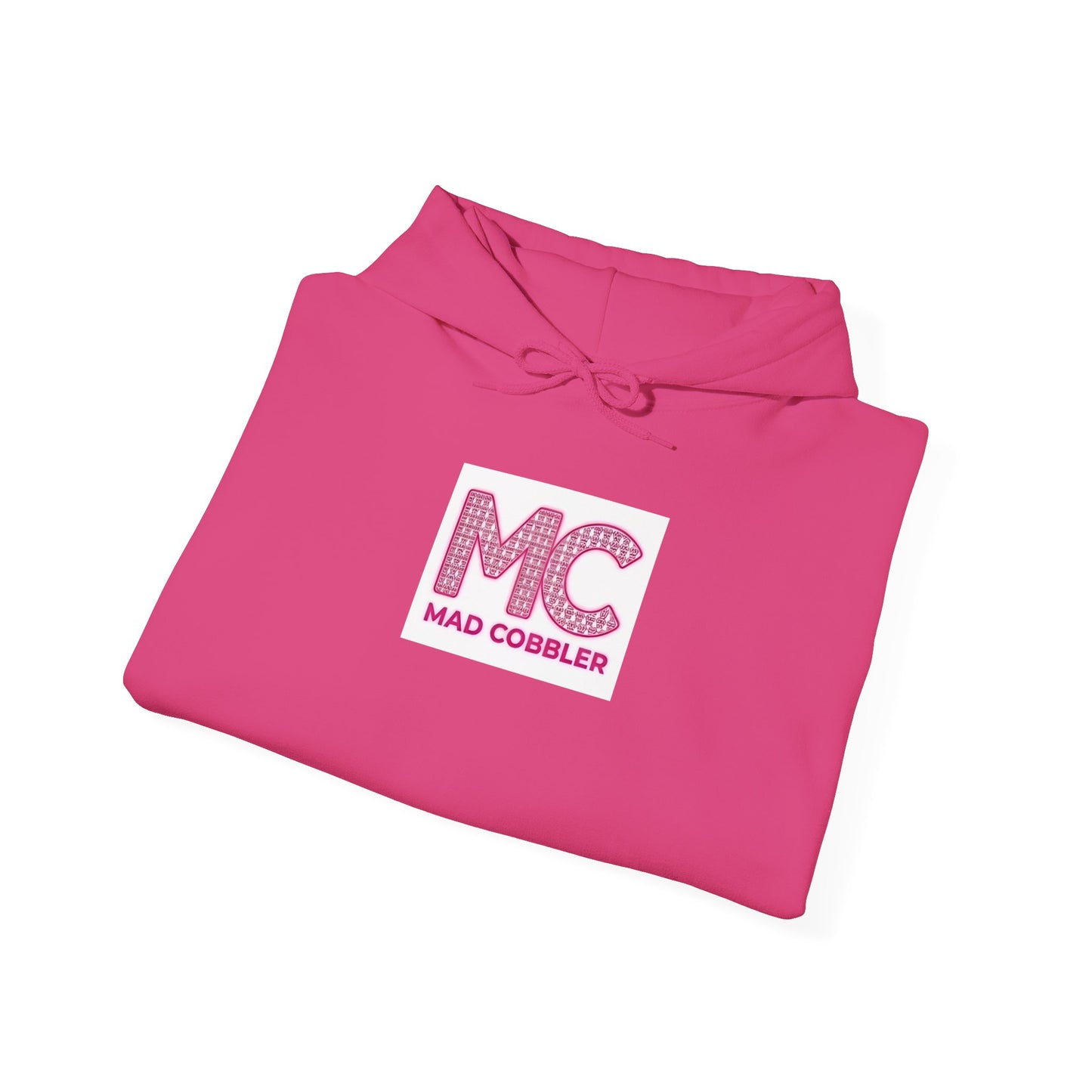 Hoodie — 'MC Mad Cobbler' Graphic Logo Hoodie with Angry Cartoon Back Print