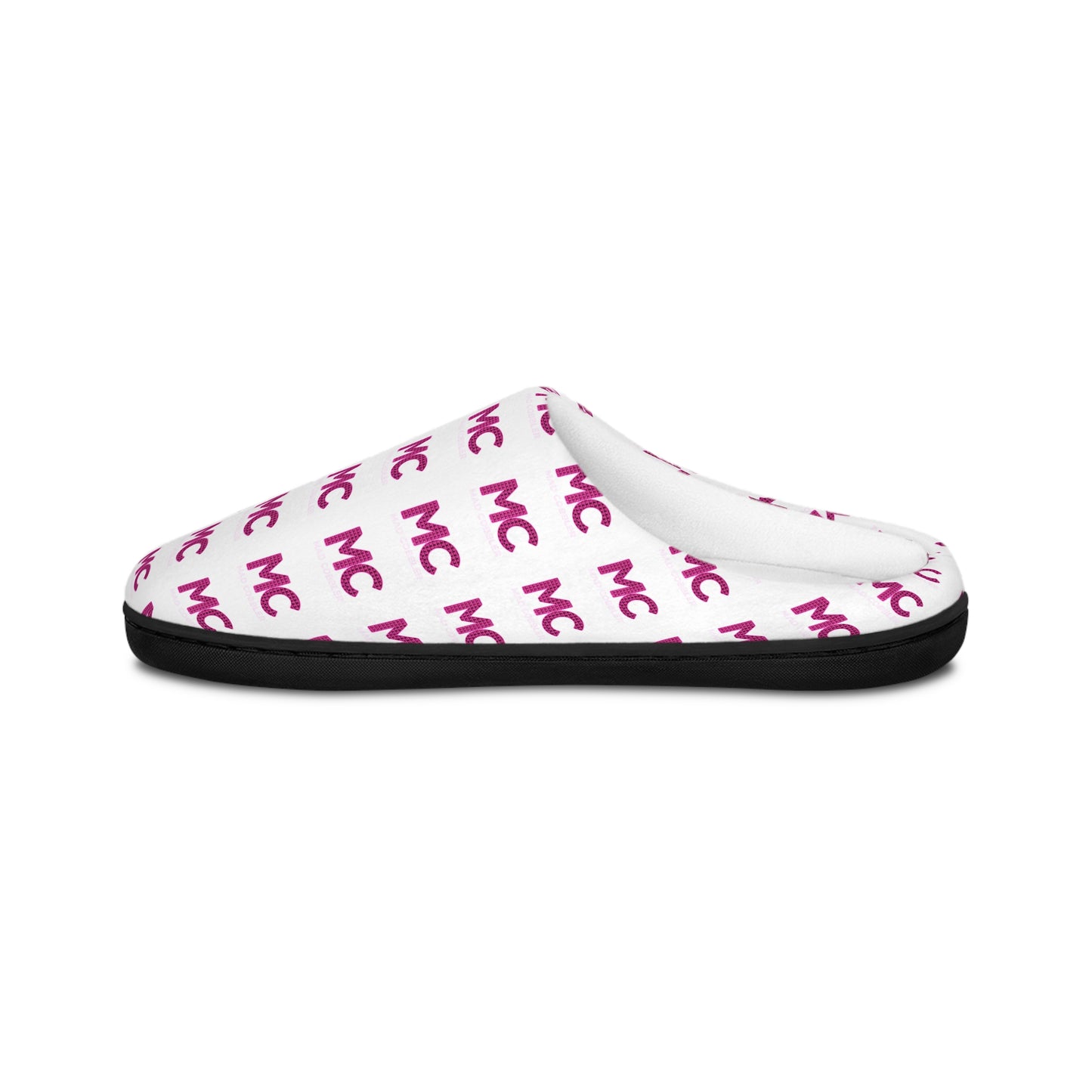 Monogram MC Cozy Indoor Slippers — Women's Soft House Slides