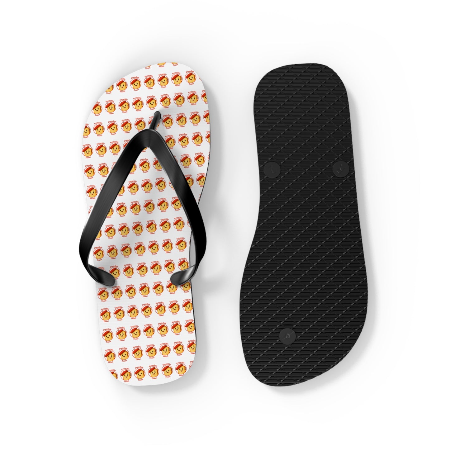 Frenchie Toast Flip Flops – Cute Fruit Summer Sandals