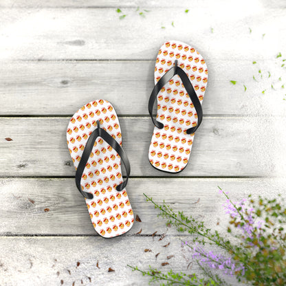 Frenchie Toast Flip Flops – Cute Fruit Summer Sandals