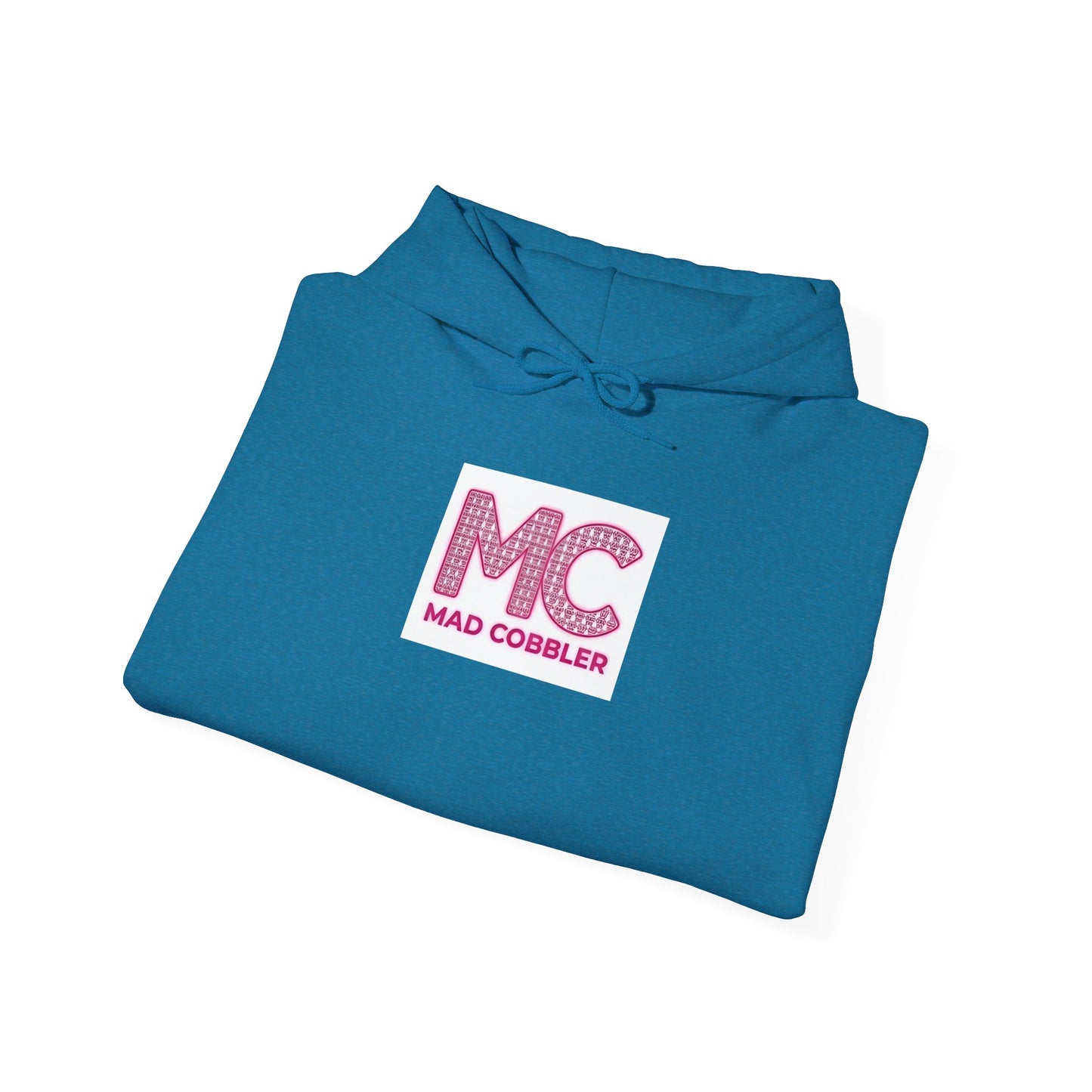 Hoodie — 'MC Mad Cobbler' Graphic Logo Hoodie with Angry Cartoon Back Print