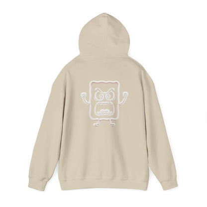Hoodie — 'MC Mad Cobbler' Graphic Logo Hoodie with Angry Cartoon Back Print
