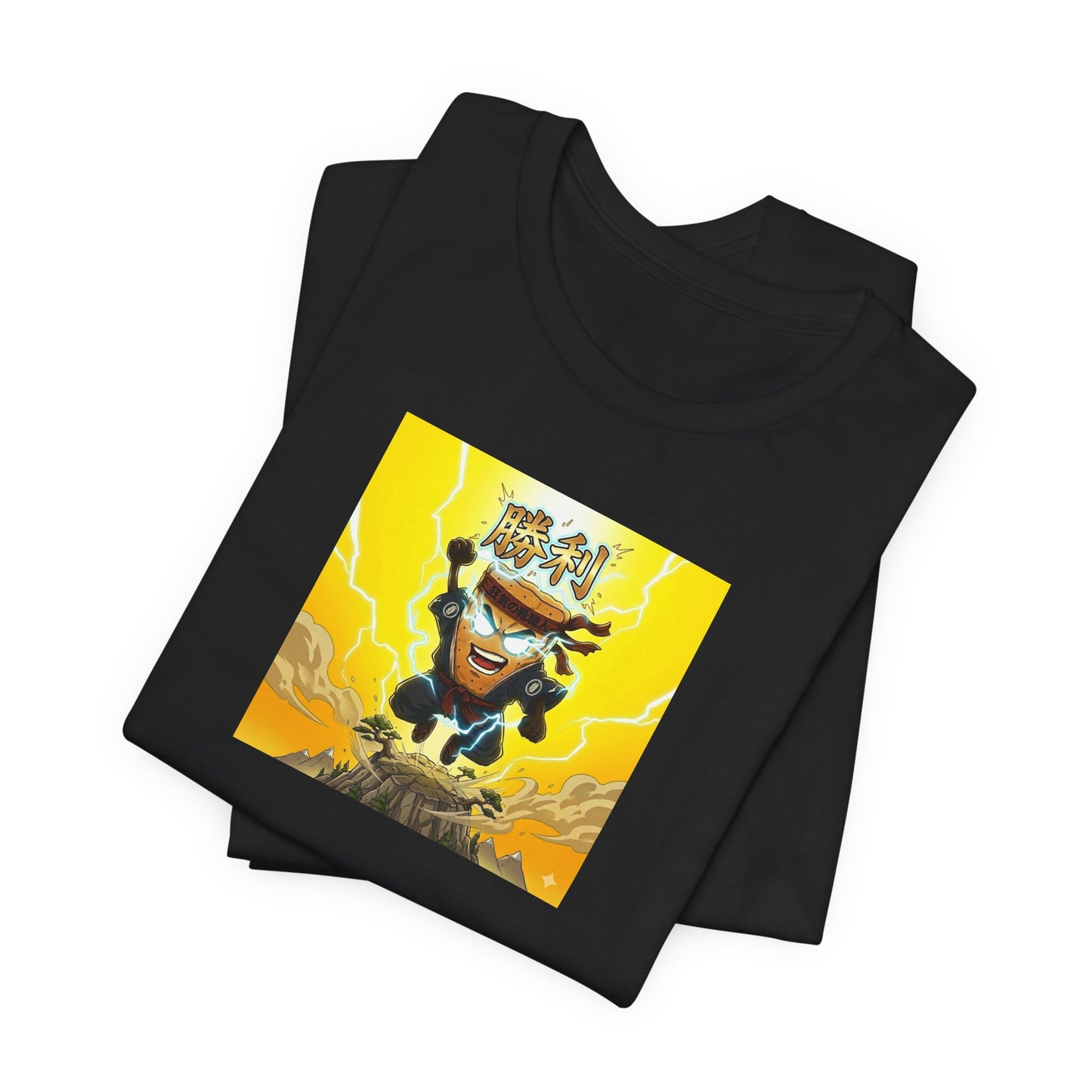 Victory Warrior T-Shirt — Bold Anime-Style ‘勝利’ Graphic Tee