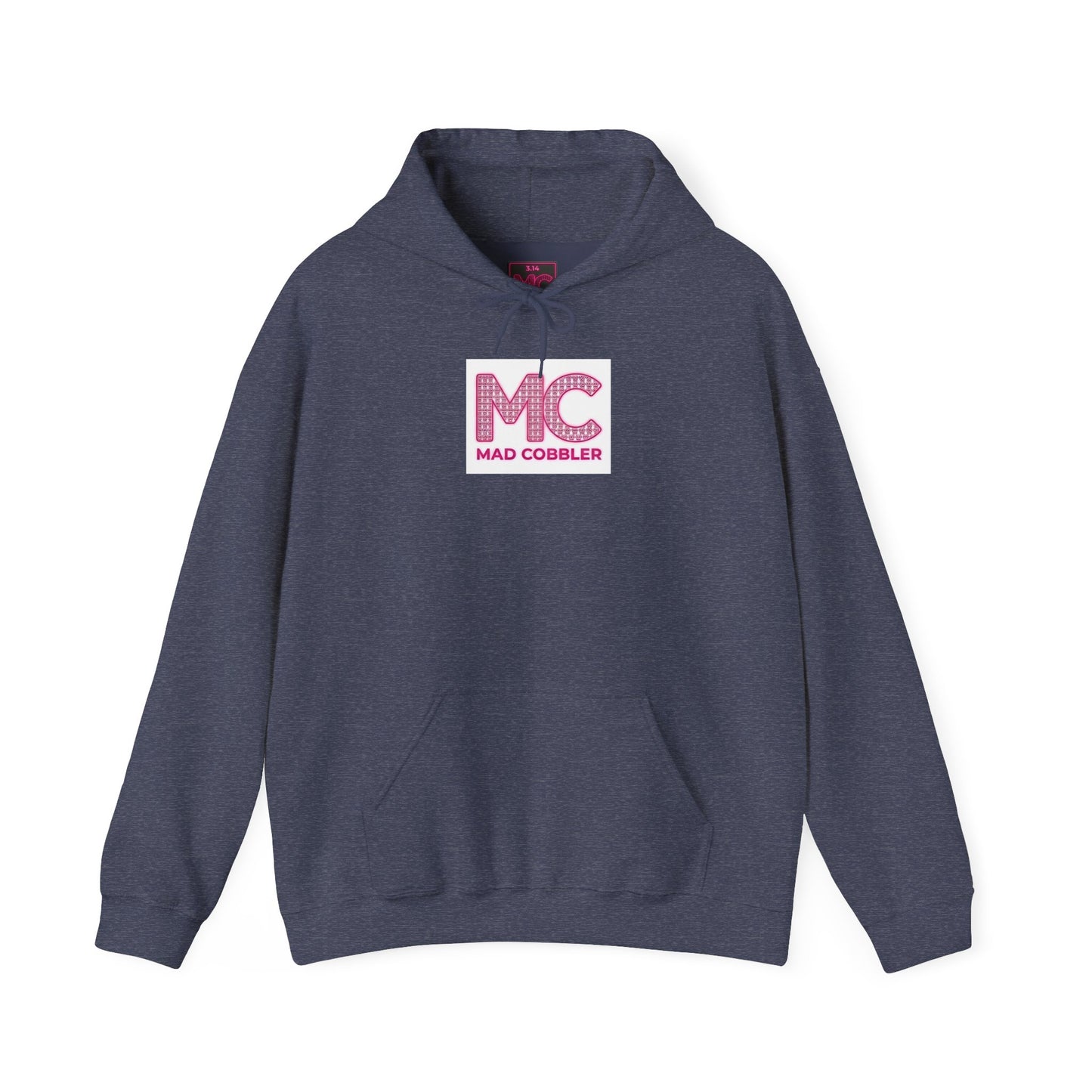 Hoodie — 'MC Mad Cobbler' Graphic Logo Hoodie with Angry Cartoon Back Print