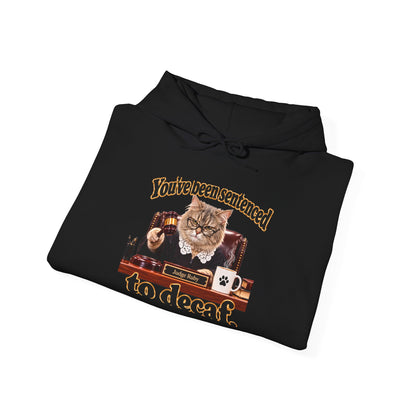 Hoodie – “You’ve Been Sentenced to Decaf” Funny Judge Ruby Sweatshirt