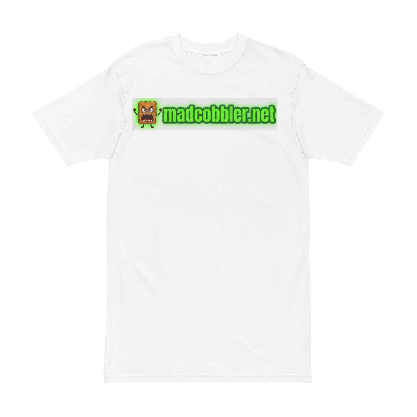 T-Shirt — Madcobbler.net Logo Tee Mc on back