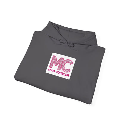 Hoodie — 'MC Mad Cobbler' Graphic Logo Hoodie with Angry Cartoon Back Print