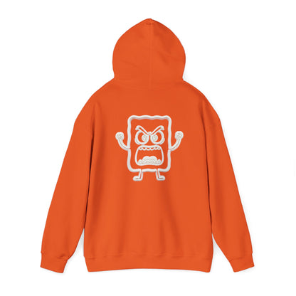 Hoodie — 'MC Mad Cobbler' Graphic Logo Hoodie with Angry Cartoon Back Print