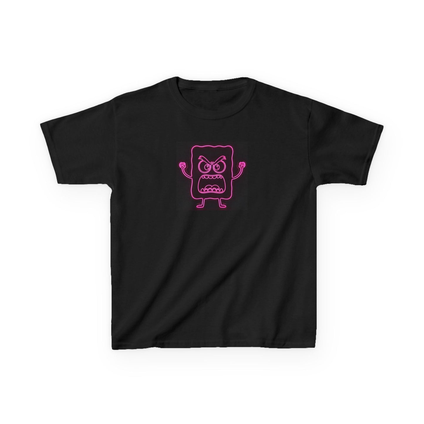 Kids T-Shirt — Neon Pink Mad Cobbler Graphic