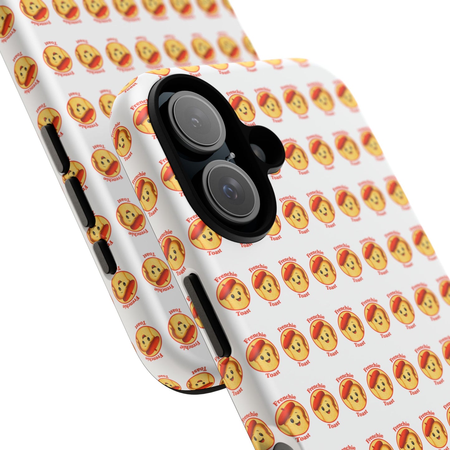 Frenchy Toast Phone Case — Cute Smiling Face Repeat Design