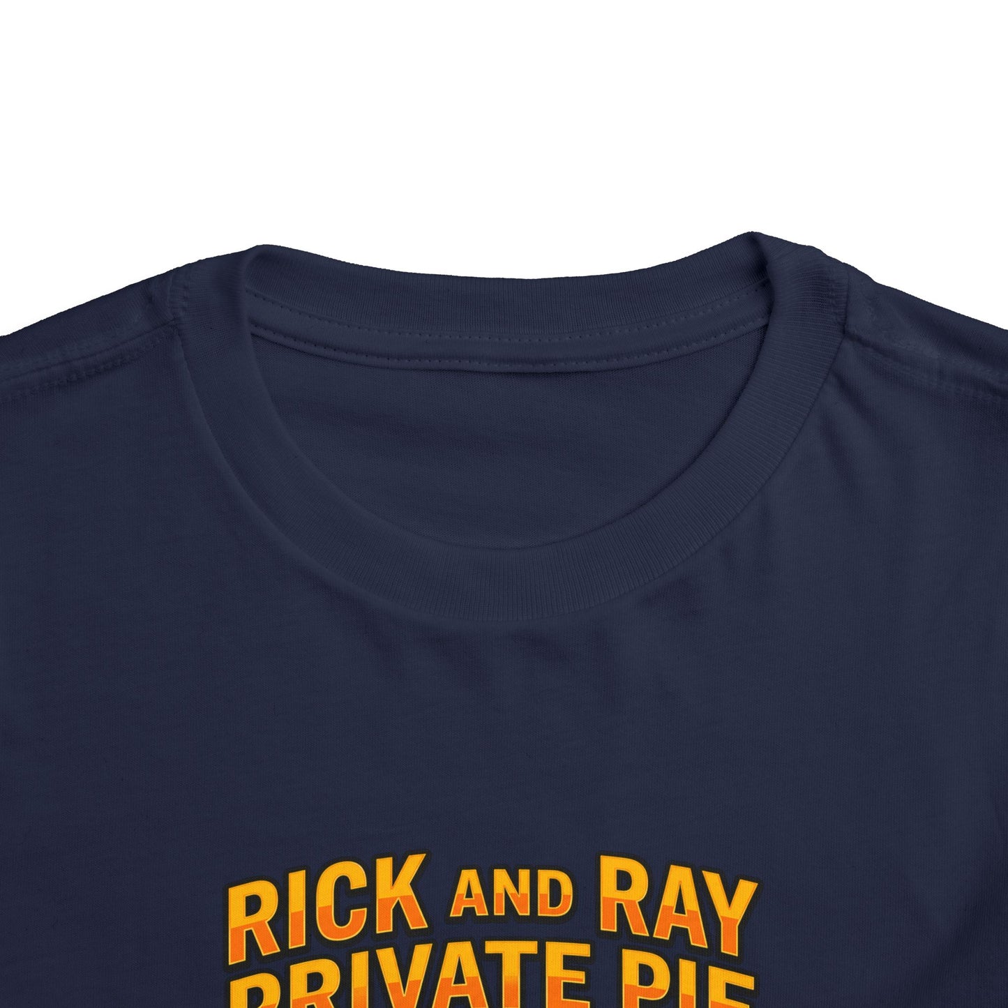 Toddler Tee — "Rick and Ray Private Pie" Cartoon Detective Kitchen Mystery