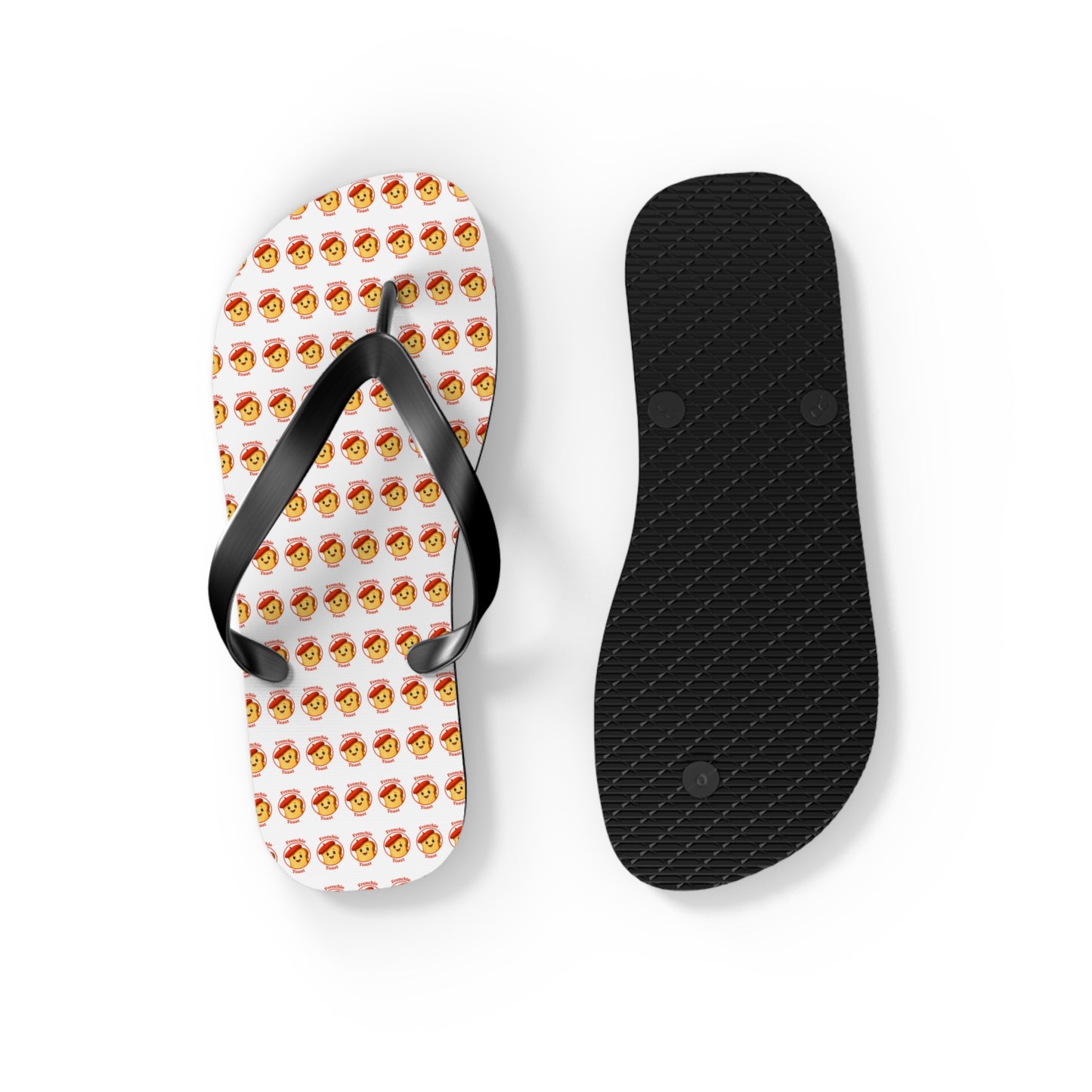 Frenchie Toast Flip Flops – Cute Fruit Summer Sandals