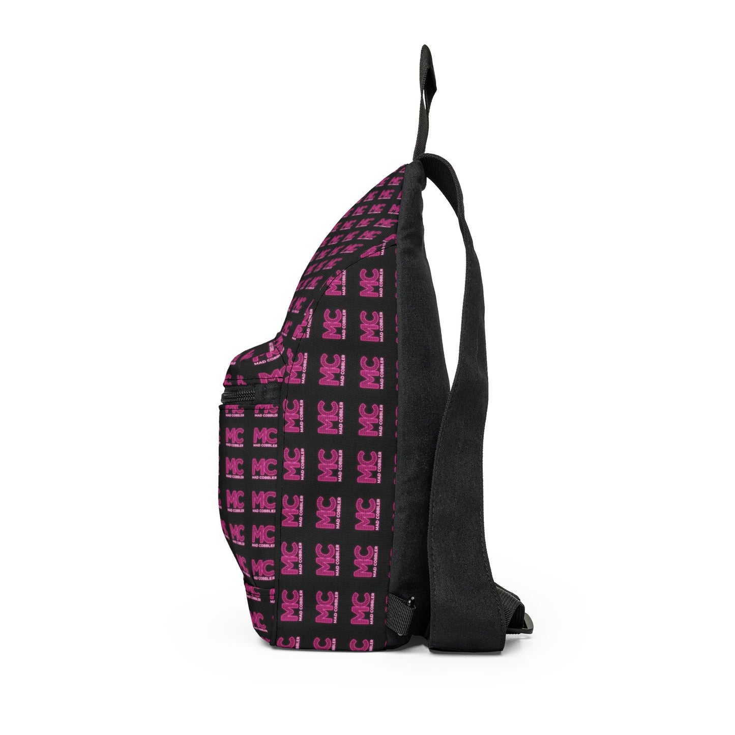 Sling Bag — Pink MC Logo Pattern Crossbody Bag
