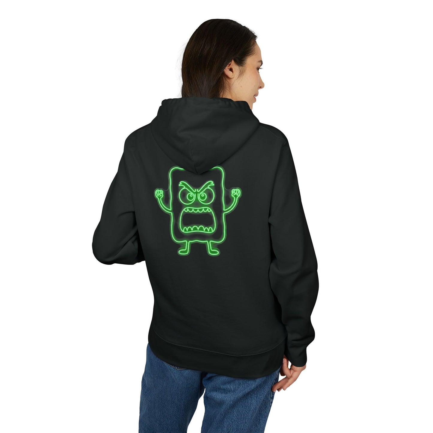 Mad Cobbler Hoodie — Neon Green Mad Cobbler Graphic Pullover