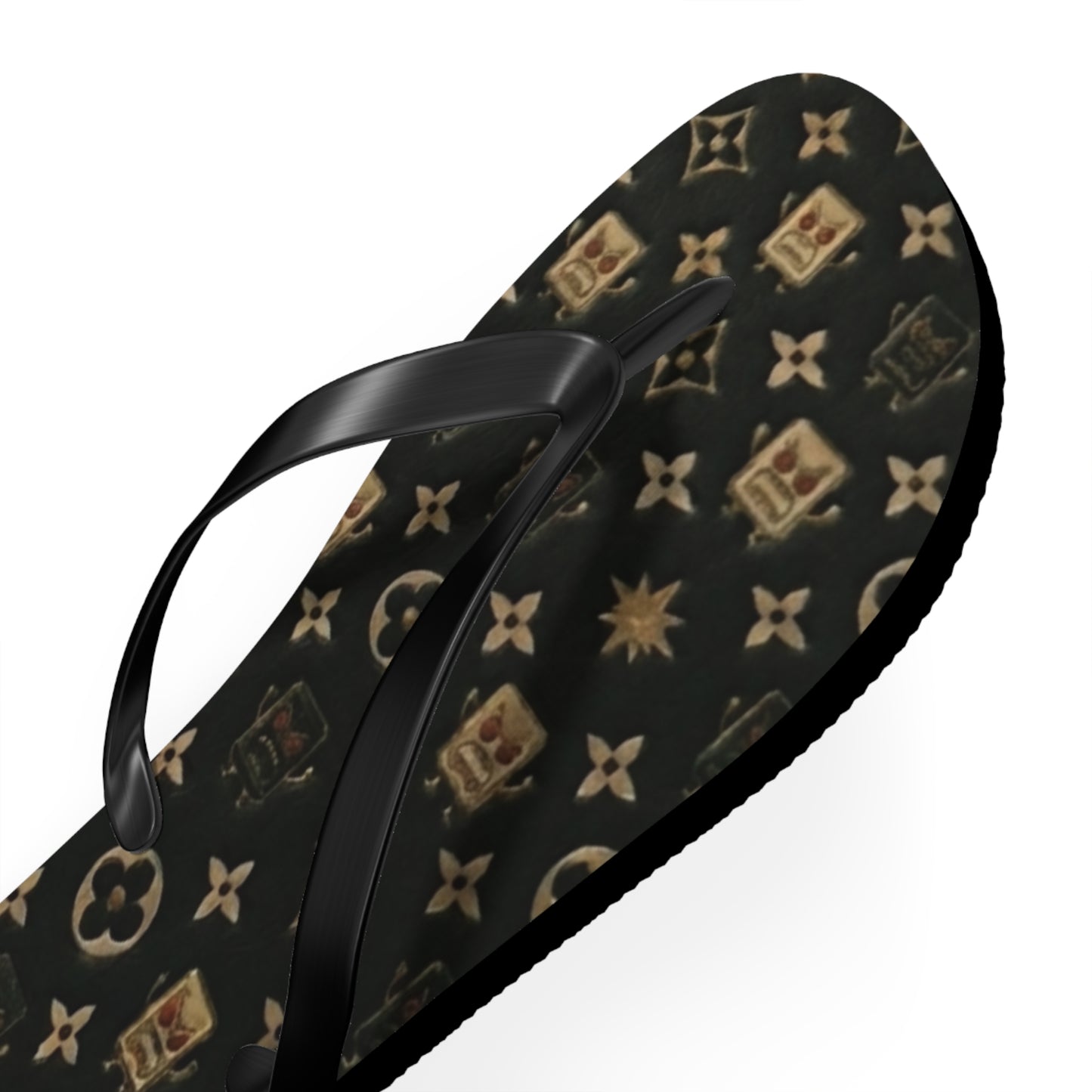 Luxury Monogram Flip Flops – Designer-Inspired Beach Sandals