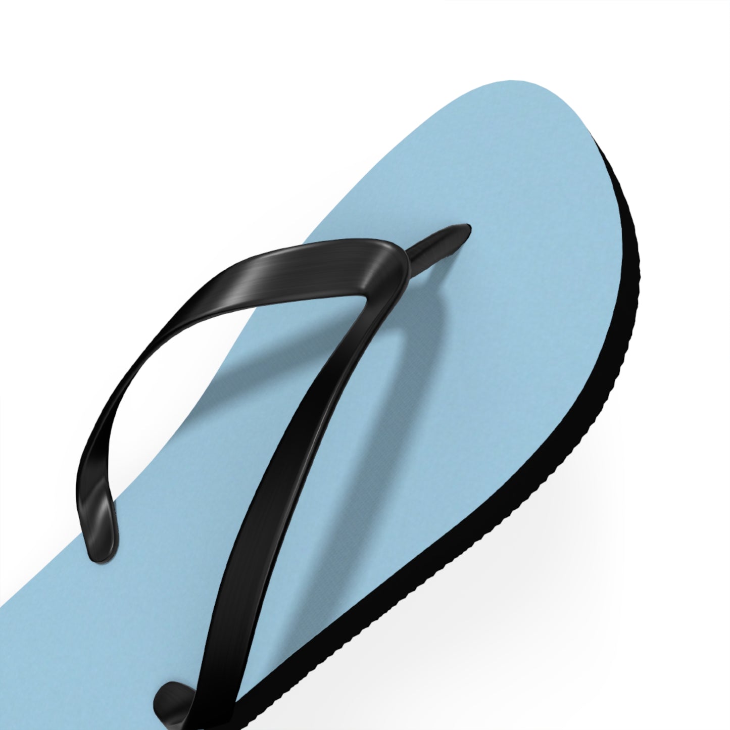 Classic Light Blue Flip Flops – Beach Sandals with Black Straps