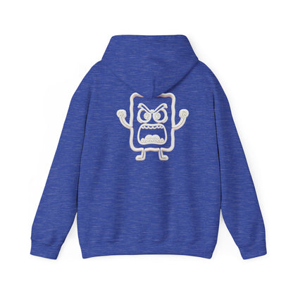 Hoodie — 'MC Mad Cobbler' Graphic Logo Hoodie with Angry Cartoon Back Print