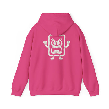 Hoodie — 'MC Mad Cobbler' Graphic Logo Hoodie with Angry Cartoon Back Print