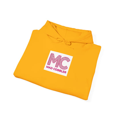 Hoodie — 'MC Mad Cobbler' Graphic Logo Hoodie with Angry Cartoon Back Print