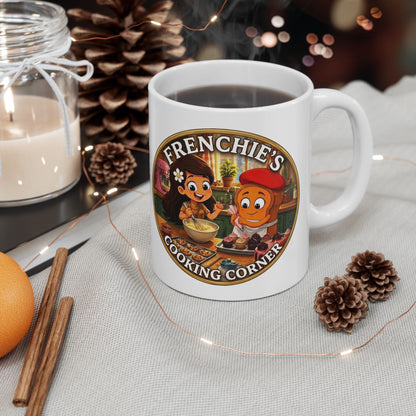 Frenchie's Cooking Corner Ceramic Coffee Cup (11oz & 15oz)