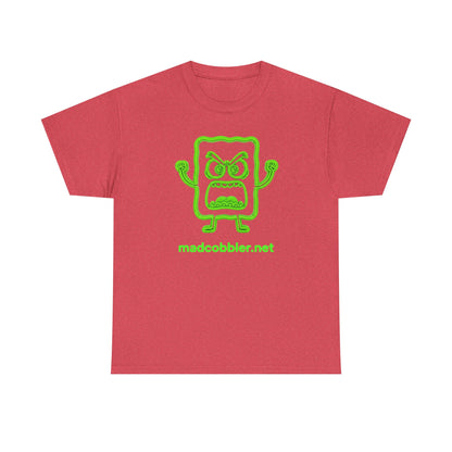 Mad Cobbler Graphic T‑Shirt — Neon Green MadCobbler.net Logo Tee