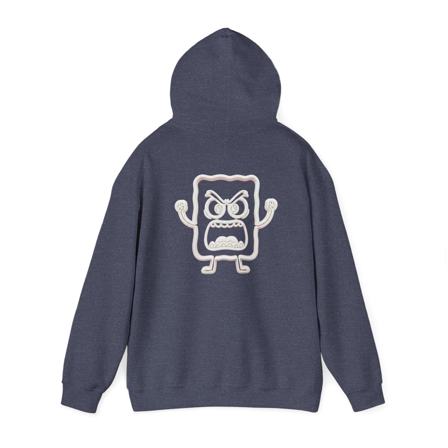 Hoodie — 'MC Mad Cobbler' Graphic Logo Hoodie with Angry Cartoon Back Print