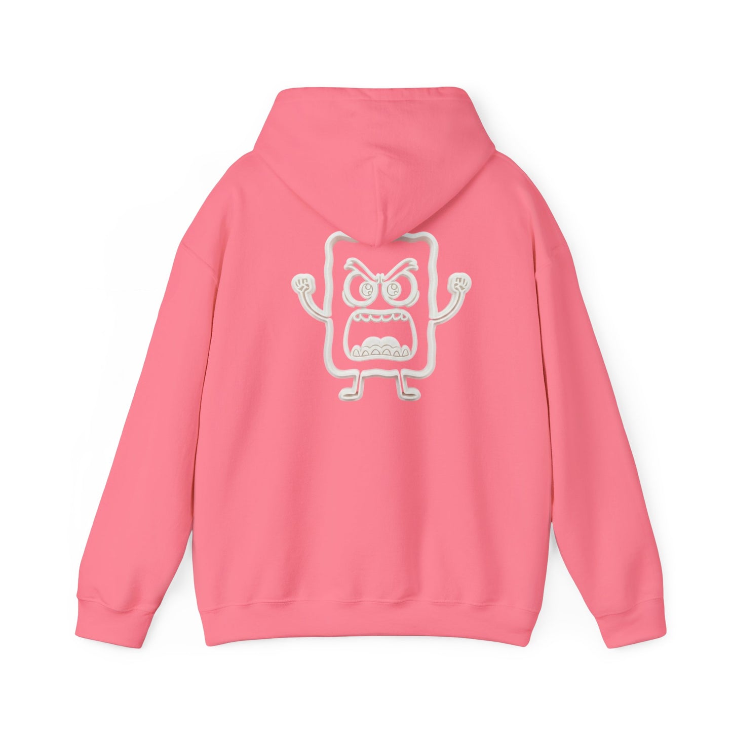 Hoodie — 'MC Mad Cobbler' Graphic Logo Hoodie with Angry Cartoon Back Print