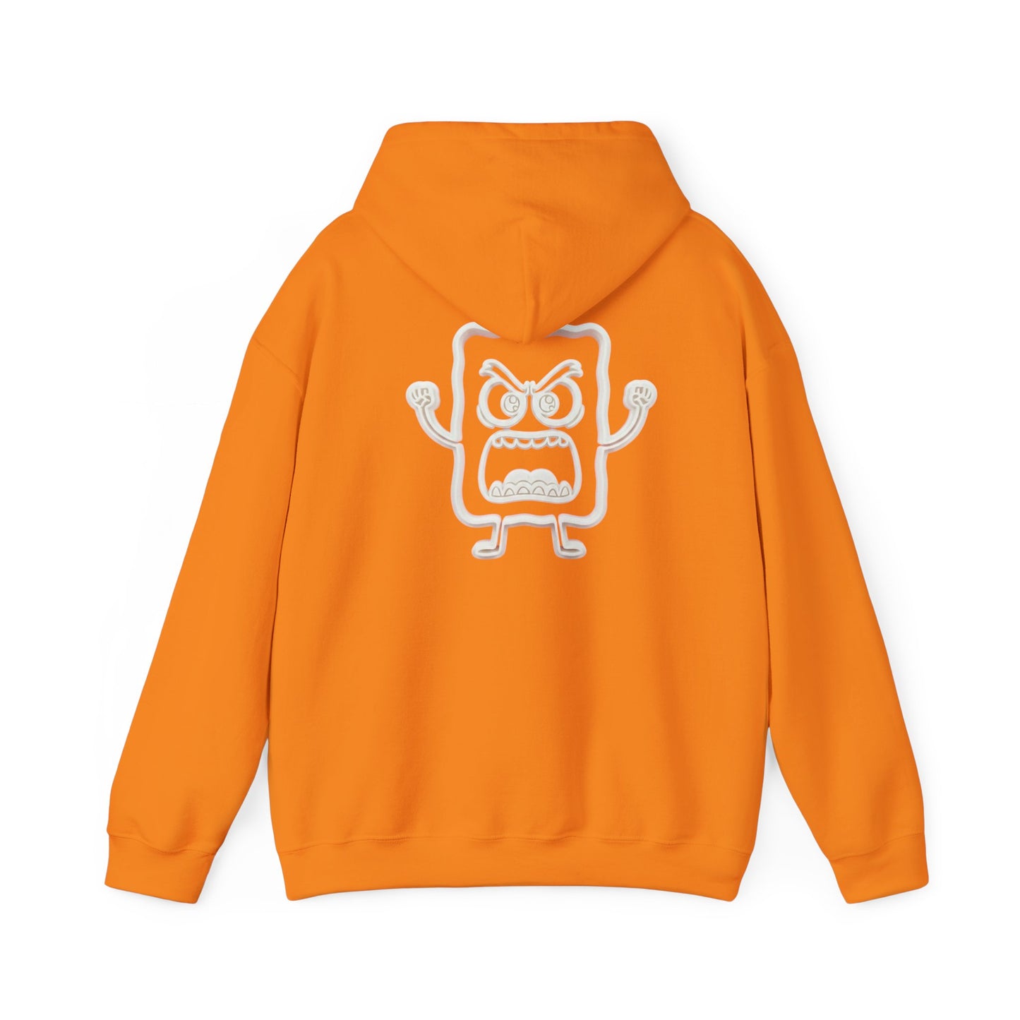 Hoodie — 'MC Mad Cobbler' Graphic Logo Hoodie with Angry Cartoon Back Print