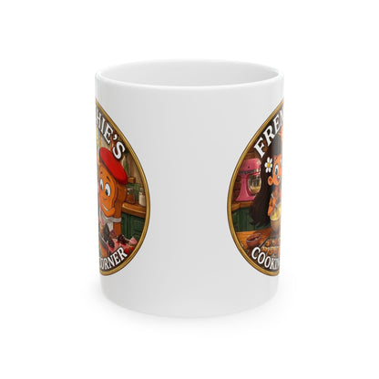 Frenchie's Cooking Corner Ceramic Coffee Cup (11oz & 15oz)