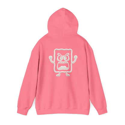 Hoodie — 'MC Mad Cobbler' Graphic Logo Hoodie with Angry Cartoon Back Print