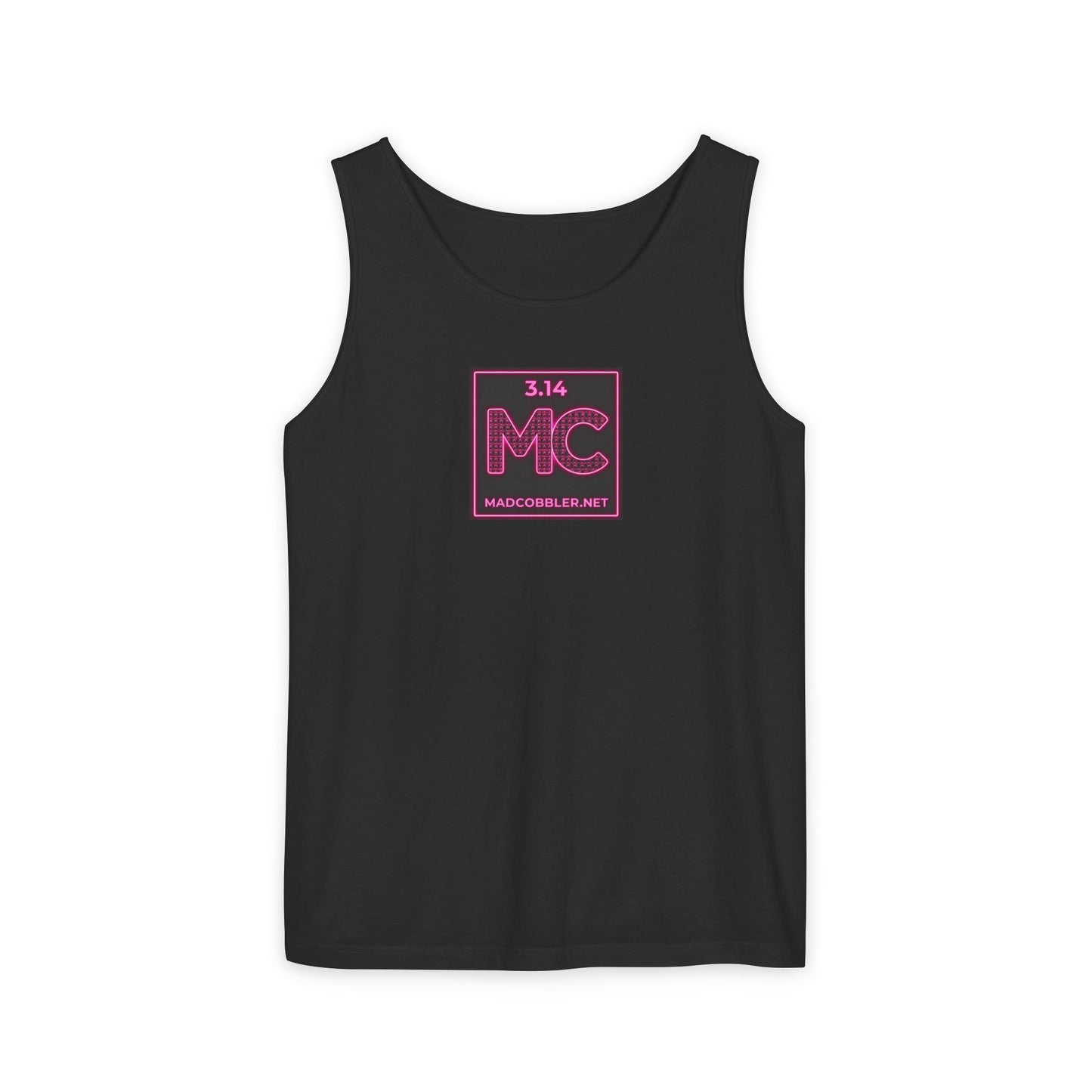 Ladies  MC' Neon Logo Tank Top — 3.14 Math Club Graphic Tank