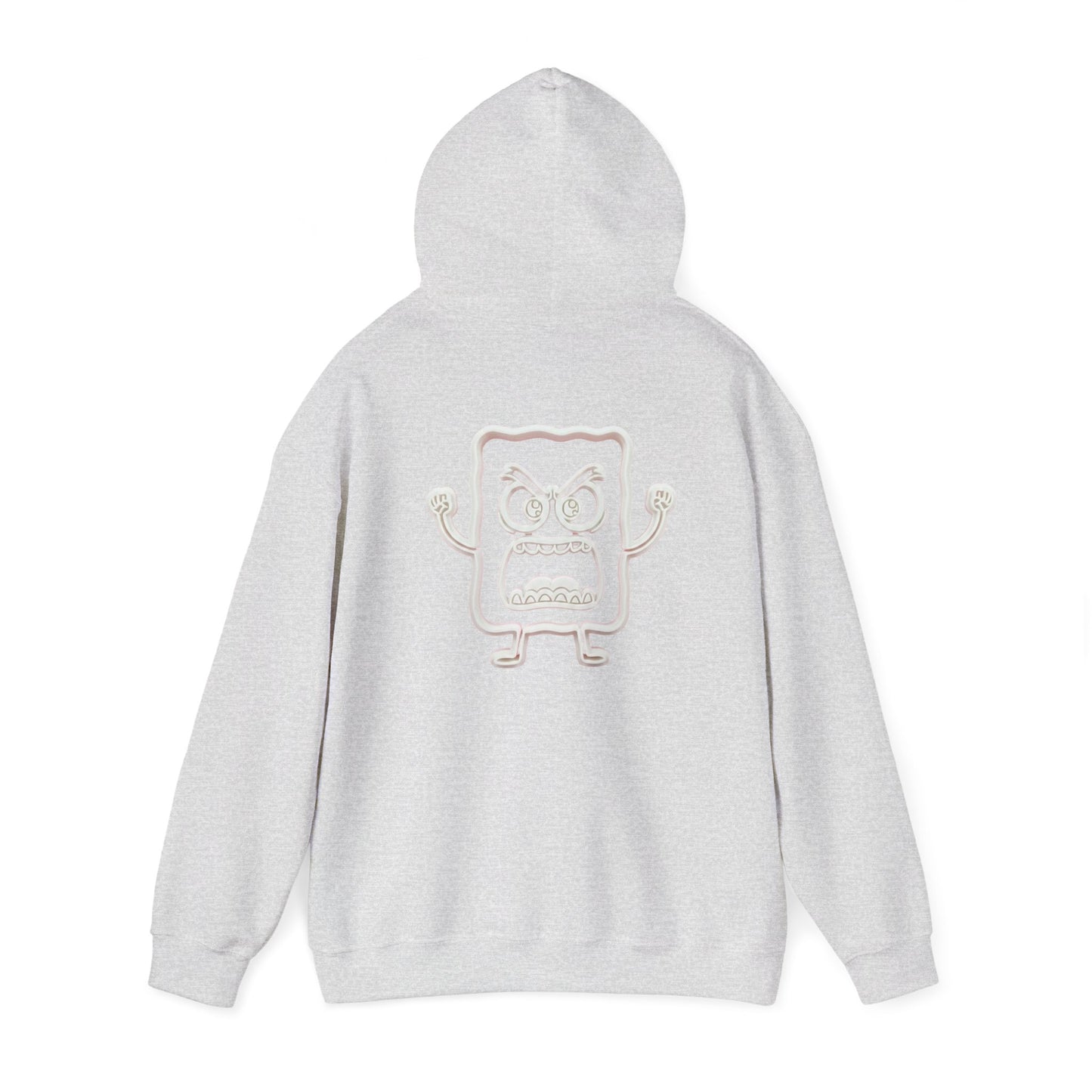 Hoodie — 'MC Mad Cobbler' Graphic Logo Hoodie with Angry Cartoon Back Print