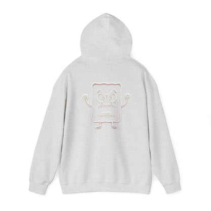 Hoodie — 'MC Mad Cobbler' Graphic Logo Hoodie with Angry Cartoon Back Print