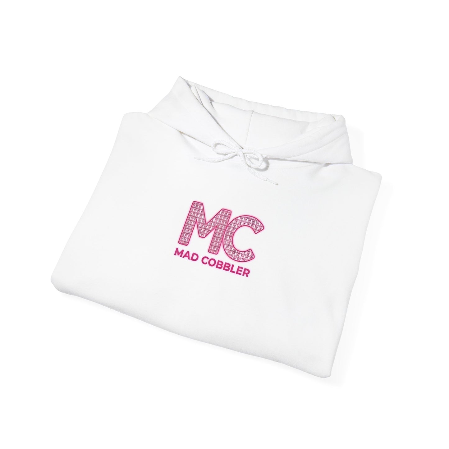 Hoodie — 'MC Mad Cobbler' Graphic Logo Hoodie with Angry Cartoon Back Print