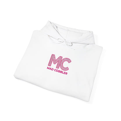 Hoodie — 'MC Mad Cobbler' Graphic Logo Hoodie with Angry Cartoon Back Print