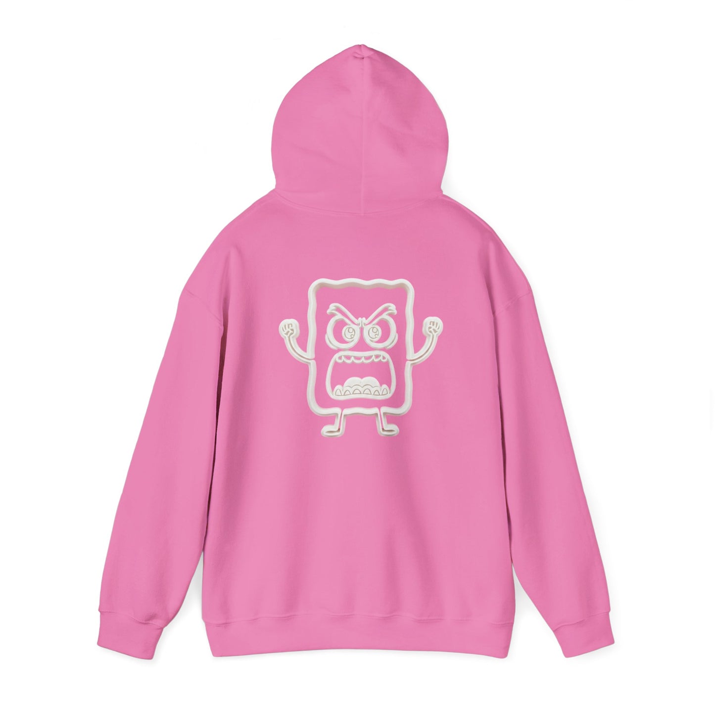 Hoodie — 'MC Mad Cobbler' Graphic Logo Hoodie with Angry Cartoon Back Print