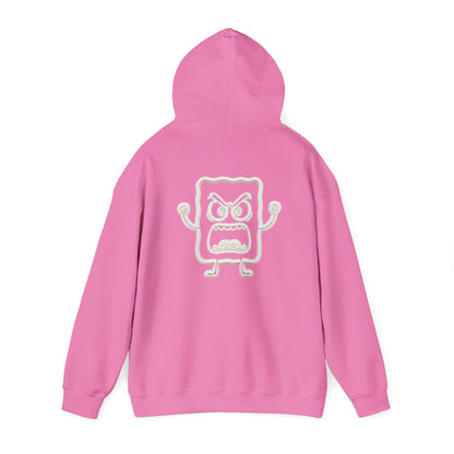 Hoodie — 'MC Mad Cobbler' Graphic Logo Hoodie with Angry Cartoon Back Print