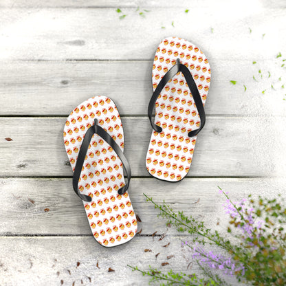 Frenchie Toast Flip Flops – Cute Fruit Summer Sandals