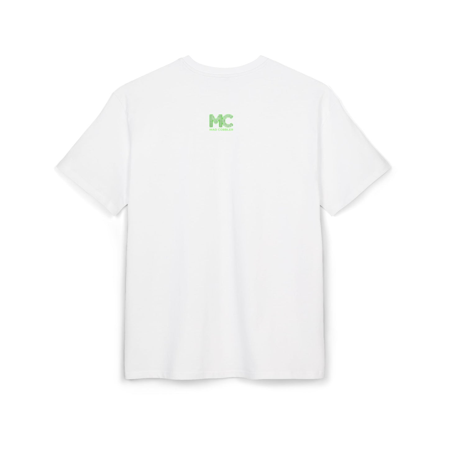 T-Shirt — madcobbler.net Logo Tee (Green Mascot)