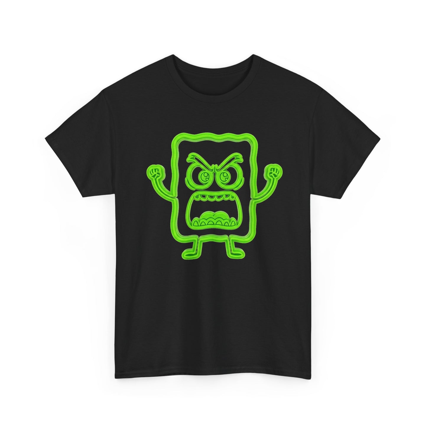Angry Green Mad Cobbler Graphic Tee 100% Heavyweight Cotton