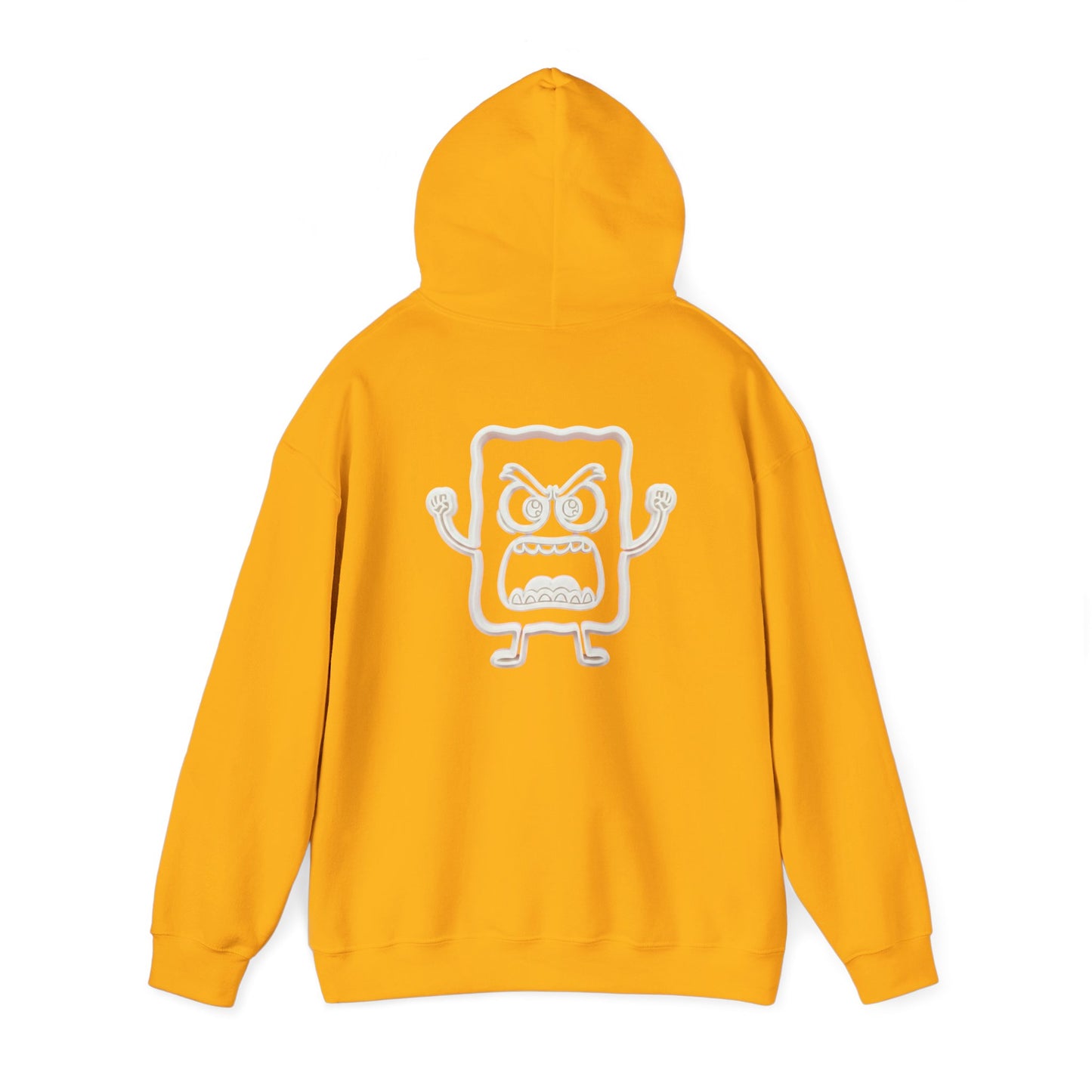 Hoodie — 'MC Mad Cobbler' Graphic Logo Hoodie with Angry Cartoon Back Print