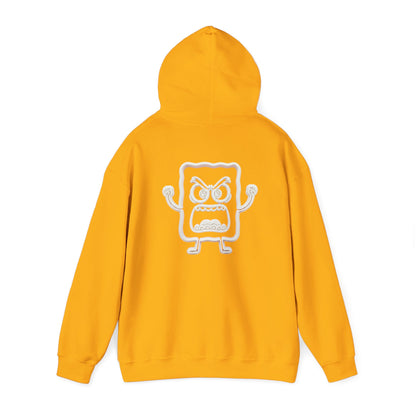 Hoodie — 'MC Mad Cobbler' Graphic Logo Hoodie with Angry Cartoon Back Print